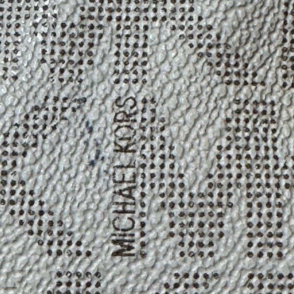 Michael Kors Pink and Cream Studded Satchel - Picture 8 of 8